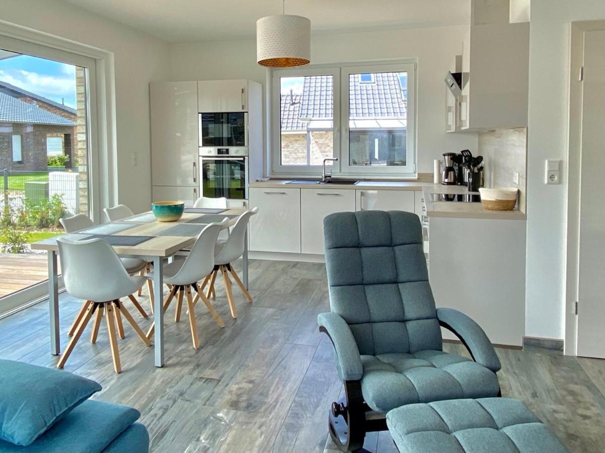 Ferienhaus Seestern Am Harkebruegger See Mit Sauna Und Kamin Barssel  المظهر الخارجي الصورة
