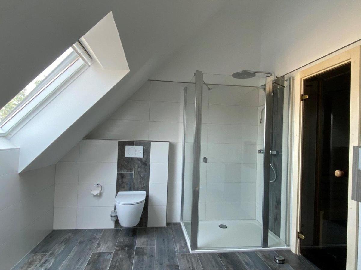 Ferienhaus Seestern Am Harkebruegger See Mit Sauna Und Kamin Barssel  المظهر الخارجي الصورة